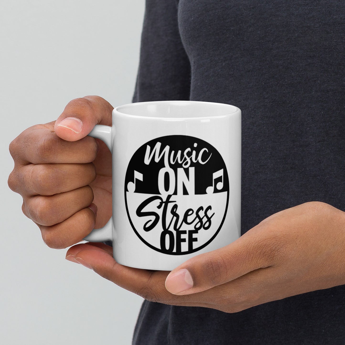 Music On Stress Off Mug