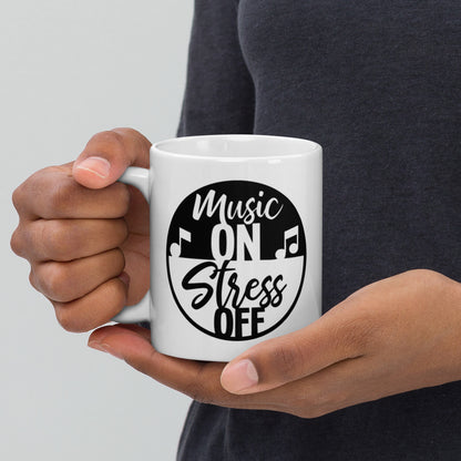 Taza para aliviar el estrés con música