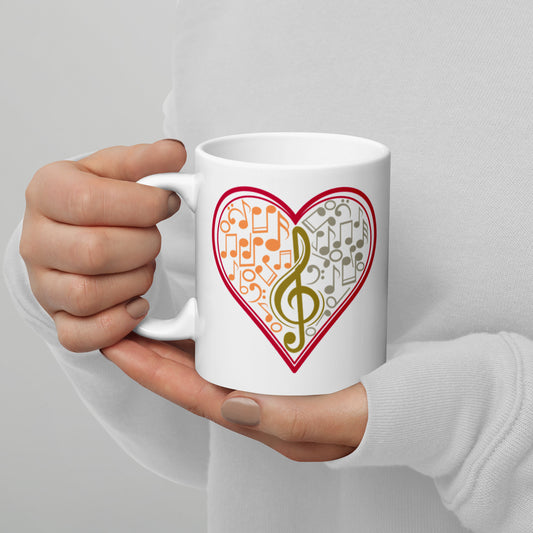 Taza Corazón Musical