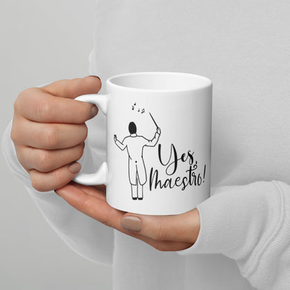 ¡Sí, Maestro! - Taza de Director