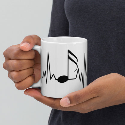 Taza "Latido de la Música" - Semicorchea