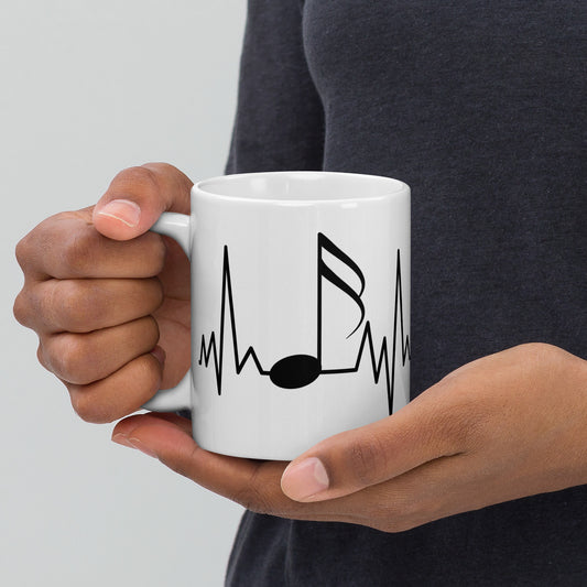 Taza "Latido de la Música" - Semicorchea