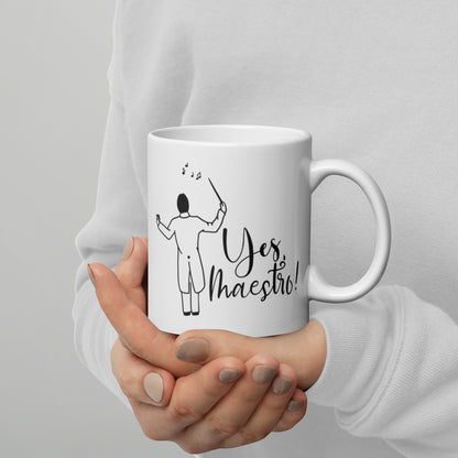 ¡Sí, Maestro! - Taza de Director