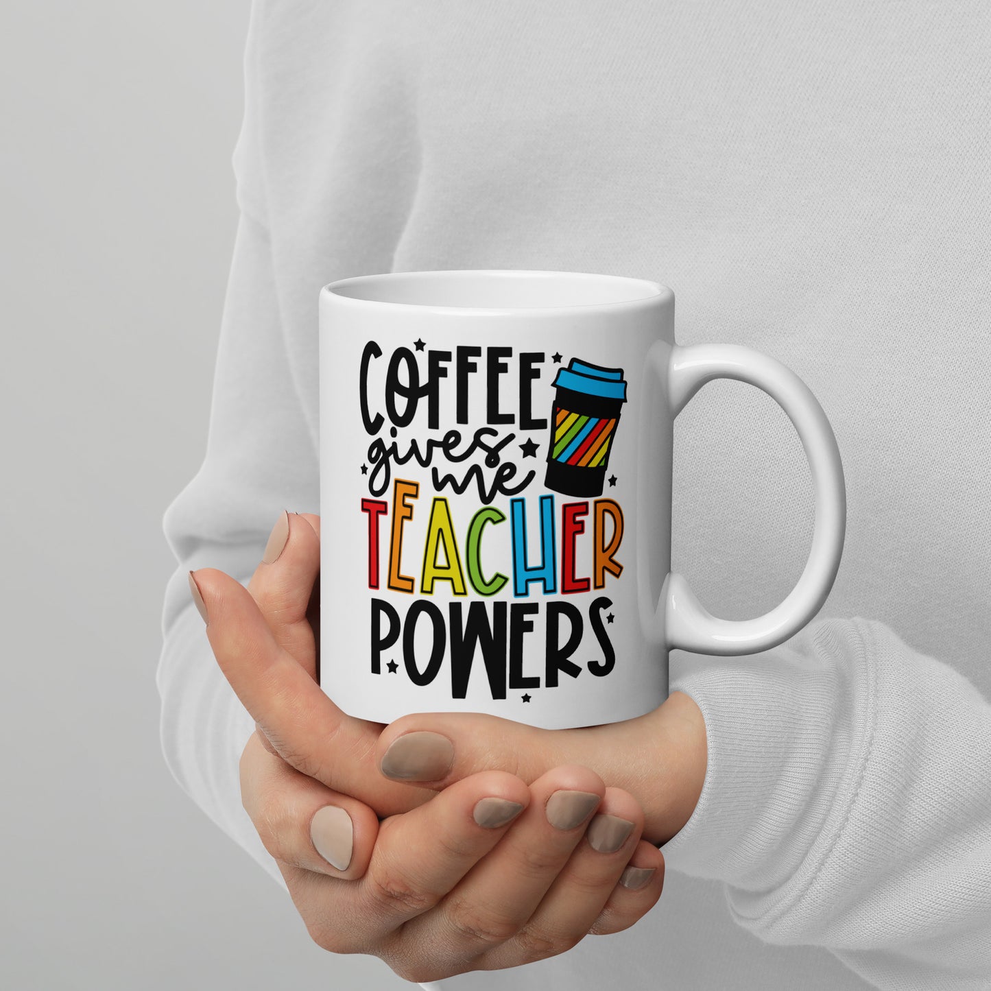 Coffee Gives Me Teacher Powers Mug