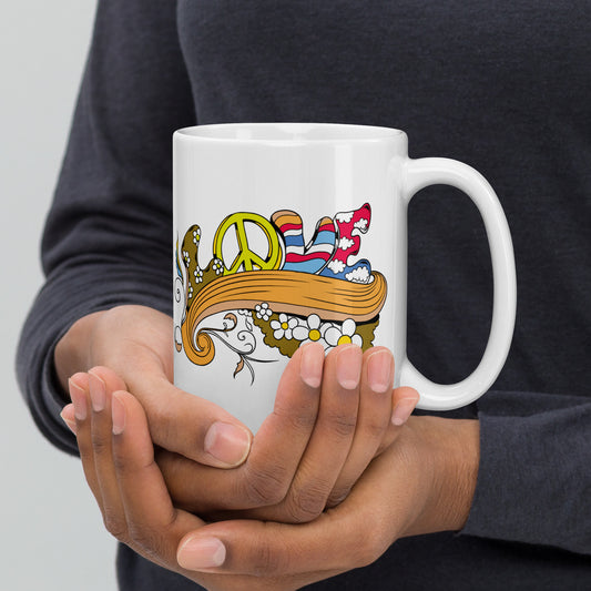 Peace and Love Mug