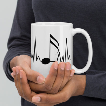 Taza "Latido de la Música" - Semicorchea
