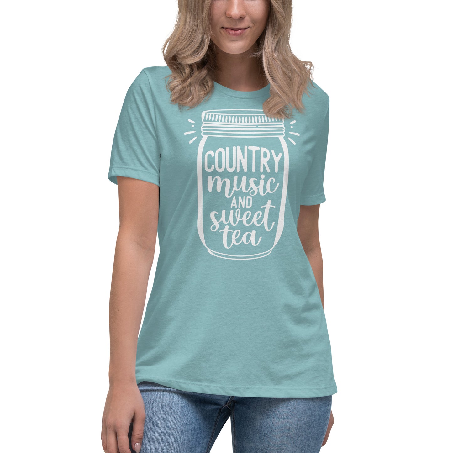 Country Music and Sweet Tea Women's Relaxed T-Shirt