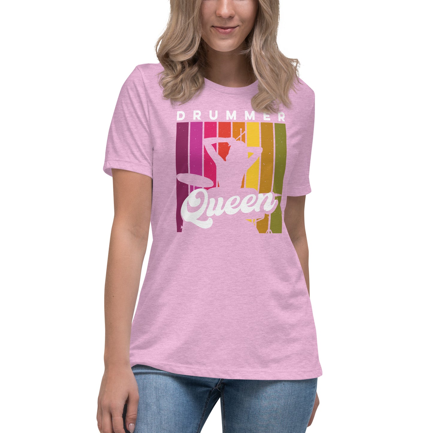 Drummer Queen Women's Relaxed T-Shirt